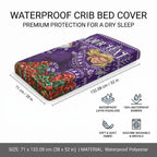 Personalized Dockers Football Christmas Baby Bed Cover Australian Football Mascot - Ugly Xmas Pattern Festive
