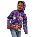 Personalized Dockers Football Christmas Kid Hoodie Australian Football Mascot - Ugly Xmas Pattern Festive