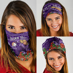 Personalized Dockers Football Christmas Neck Gaiter Australian Football Mascot - Ugly Xmas Pattern Festive