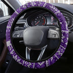 Dockers Football Christmas Steering Wheel Cover Australian Football Mascot - Ugly Xmas Pattern Festive