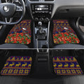 Personalized Adelaide Football Christmas Car Mats Australian Football Mascot - Ugly Xmas Pattern Festive