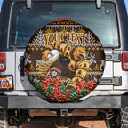 Personalized Hawks Football Christmas Spare Tire Cover Australian Football Mascot - Ugly Xmas Pattern Festive