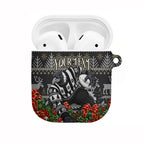 Personalized Magpies Football Christmas AirPods Case Australian Football Mascot - Ugly Xmas Pattern Festive