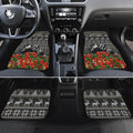 Personalized Magpies Football Christmas Car Mats Australian Football Mascot - Ugly Xmas Pattern Festive