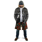 Personalized Magpies Football Christmas Cloak Australian Football Mascot - Ugly Xmas Pattern Festive