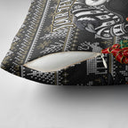Personalized Magpies Football Christmas Pillow Cover Australian Football Mascot - Ugly Xmas Pattern Festive
