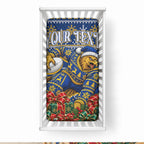 Personalized West Coast Eagles Football Christmas Baby Bed Cover Australian Football Mascot - Ugly Christmas Pattern Festive