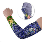 Personalised Bulldogs Rugby Christmas Arm Sleeves Santa Rugby Mascot - Pine Wreath Festive