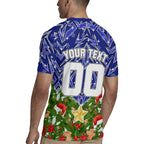 Personalised Bulldogs Rugby Christmas Rugby Jersey Santa Rugby Mascot - Pine Wreath Festive