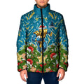 Personalised Titans Rugby Christmas Padded Jacket Santa Rugby Mascot - Pine Wreath Festive