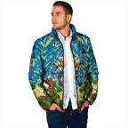 Personalised Titans Rugby Christmas Padded Jacket Santa Rugby Mascot - Pine Wreath Festive