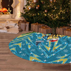 Titans Rugby Christmas Tree Skirt Santa Rugby Mascot - Pine Wreath Festive