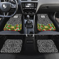 Personalised Penrith Panthers Rugby Christmas Car Mats Santa Rugby Mascot - Pine Wreath Festive