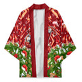 Personalised Dolphins Rugby Christmas Kimono Santa Rugby Mascot - Pine Wreath Festive