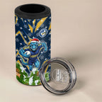 Personalised Parramatta Eels Rugby Christmas 4 in 1 Can Cooler Tumbler Santa Rugby Mascot - Pine Wreath Festive