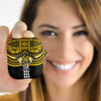 Personalized Richmond Tigers AirPods Case Polynesian Tribal Pattern Heritage Football