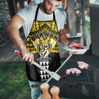 Personalized Richmond Tigers Apron Polynesian Tribal Pattern Heritage Football