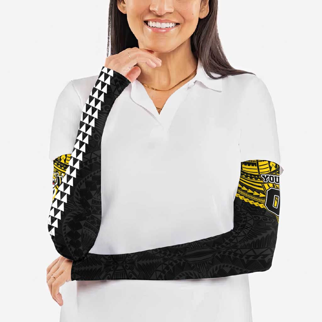 Personalized Richmond Tigers Arm Sleeves Polynesian Tribal Pattern Heritage Football