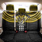 Personalized Richmond Tigers Back Car Seat Cover Polynesian Tribal Pattern Heritage Football