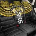 Personalized Richmond Tigers Back Car Seat Cover Polynesian Tribal Pattern Heritage Football