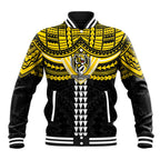 Personalized Richmond Tigers Baseball Jacket Polynesian Tribal Pattern Heritage Football