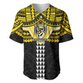 Personalized Richmond Tigers Baseball Jersey Polynesian Tribal Pattern Heritage Football