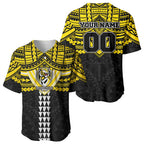 Personalized Richmond Tigers Baseball Jersey Polynesian Tribal Pattern Heritage Football