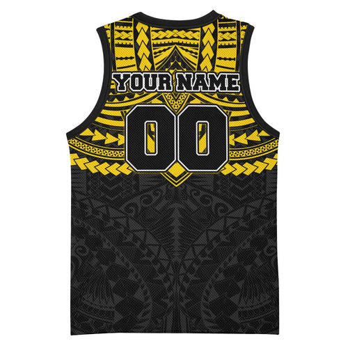Personalized Richmond Tigers Basketball Jersey Polynesian Tribal Pattern Heritage Football