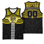 Personalized Richmond Tigers Basketball Jersey Polynesian Tribal Pattern Heritage Football