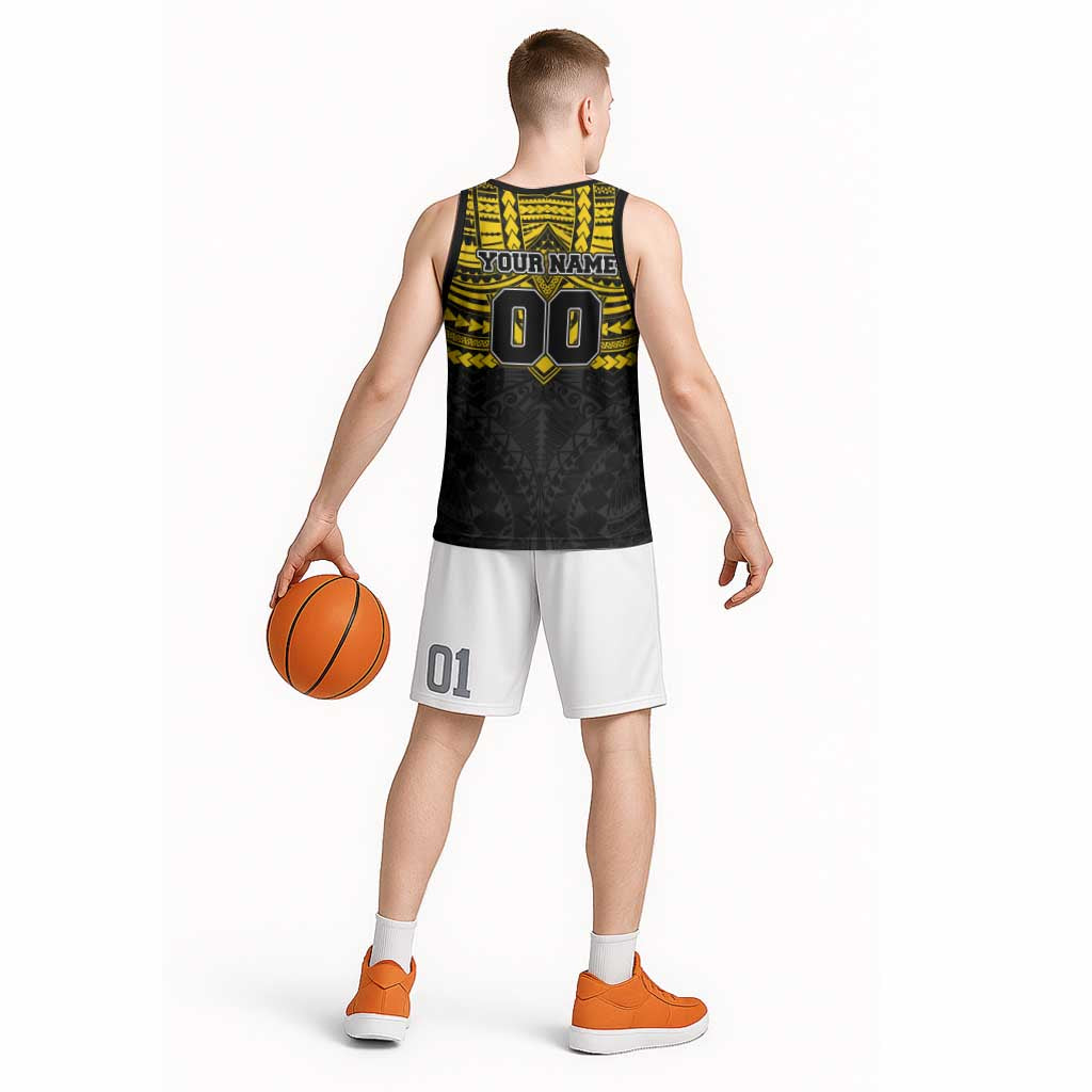 Personalized Richmond Tigers Basketball Jersey Polynesian Tribal Pattern Heritage Football