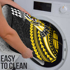Personalized Richmond Tigers Bathroom Set Polynesian Tribal Pattern Heritage Football