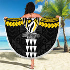Personalized Richmond Tigers Beach Blanket Polynesian Tribal Pattern Heritage Football