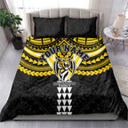 Personalized Richmond Tigers Bedding Set Polynesian Tribal Pattern Heritage Football