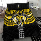 Personalized Richmond Tigers Bedding Set Polynesian Tribal Pattern Heritage Football