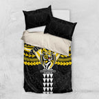 Personalized Richmond Tigers Bedding Set Polynesian Tribal Pattern Heritage Football