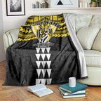 Personalized Richmond Tigers Blanket Polynesian Tribal Pattern Heritage Football