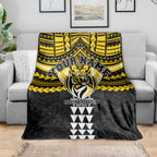 Personalized Richmond Tigers Blanket Polynesian Tribal Pattern Heritage Football