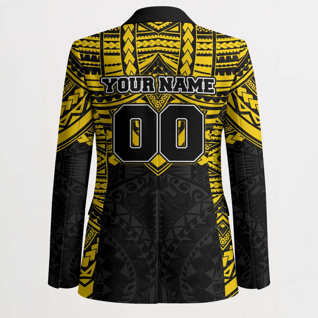 Personalized Richmond Tigers Blazer Polynesian Tribal Pattern Heritage Football