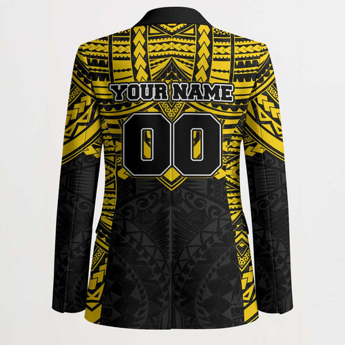 Personalized Richmond Tigers Blazer Polynesian Tribal Pattern Heritage Football