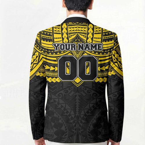 Personalized Richmond Tigers Blazer Polynesian Tribal Pattern Heritage Football