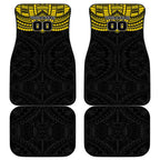 Personalized Richmond Tigers Car Mats Polynesian Tribal Pattern Heritage Football