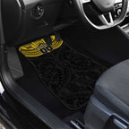Personalized Richmond Tigers Car Mats Polynesian Tribal Pattern Heritage Football