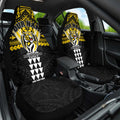 Personalized Richmond Tigers Car Seat Cover Polynesian Tribal Pattern Heritage Football