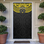 Personalized Richmond Tigers Door Cover Polynesian Tribal Pattern Heritage Football