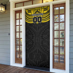 Personalized Richmond Tigers Door Cover Polynesian Tribal Pattern Heritage Football