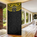 Personalized Richmond Tigers Door Cover Polynesian Tribal Pattern Heritage Football
