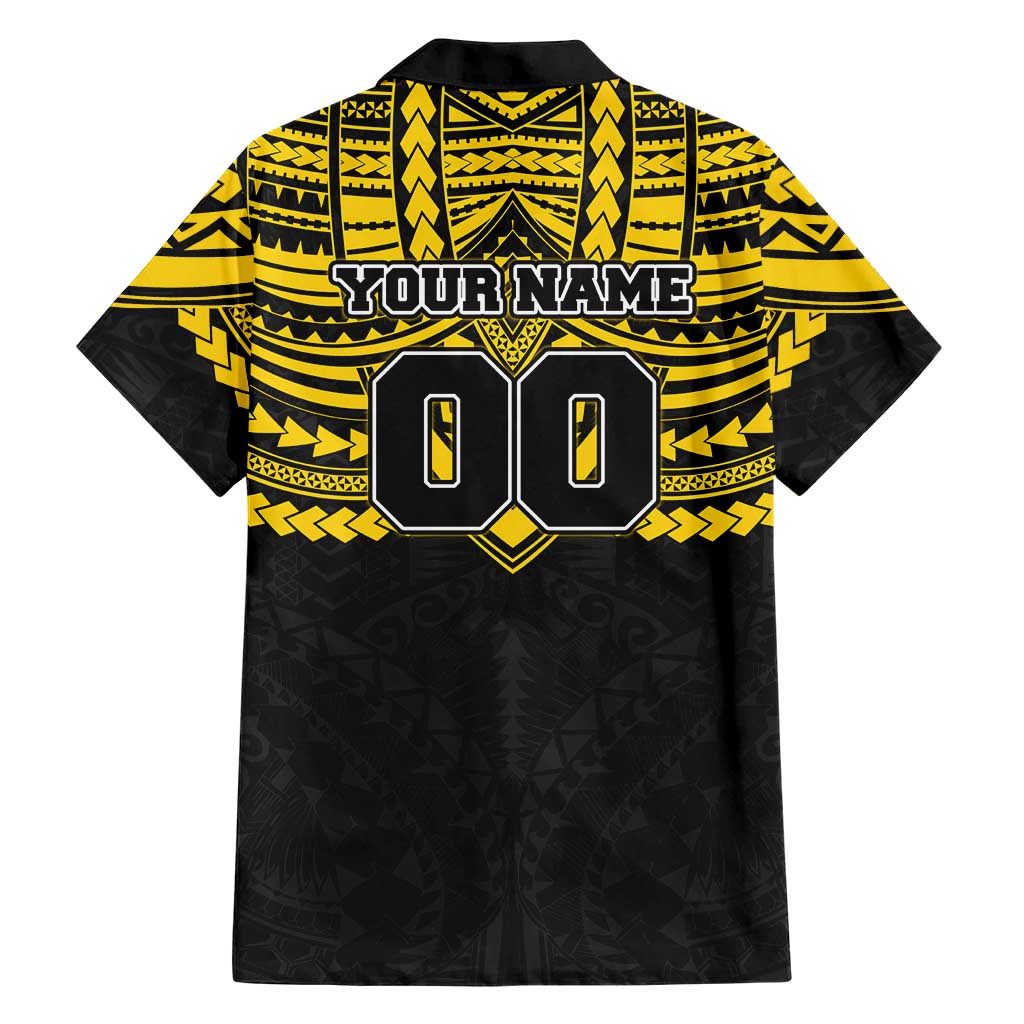 Personalized Richmond Tigers Family Matching Off Shoulder Maxi Dress and Hawaiian Shirt Polynesian Tribal Pattern Heritage Football