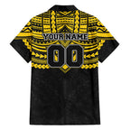 Personalized Richmond Tigers Family Matching Off Shoulder Maxi Dress and Hawaiian Shirt Polynesian Tribal Pattern Heritage Football