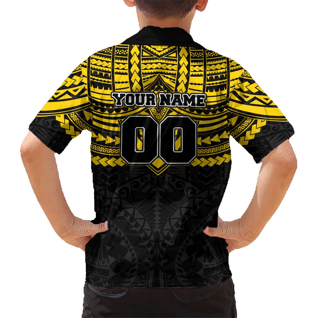 Personalized Richmond Tigers Family Matching Short Sleeve Bodycon Dress and Hawaiian Shirt Polynesian Tribal Pattern Heritage Football