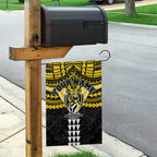 Personalized Richmond Tigers Garden Flag Polynesian Tribal Pattern Heritage Football